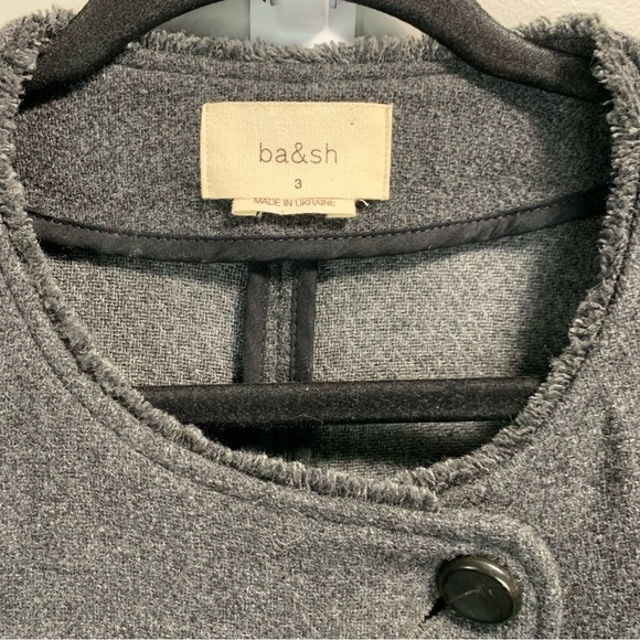 BA&SH Zachary Belted Wool Coat - Picture 6 of 10